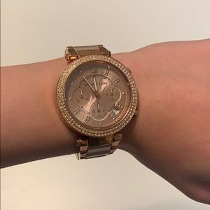 Michael Kors Parker Rose Gold Gold Tone watch